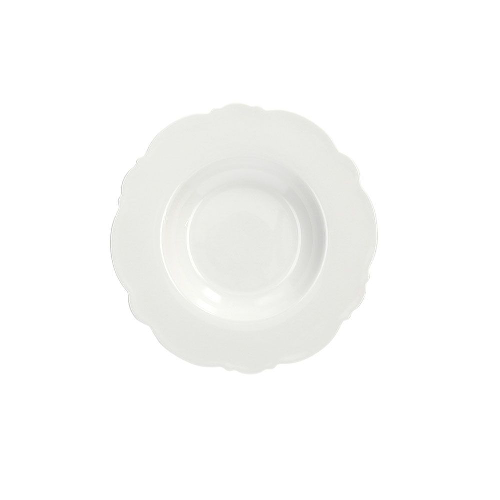 Servizio tavola da 12 Ginevra bianco, porcellana. Tognana