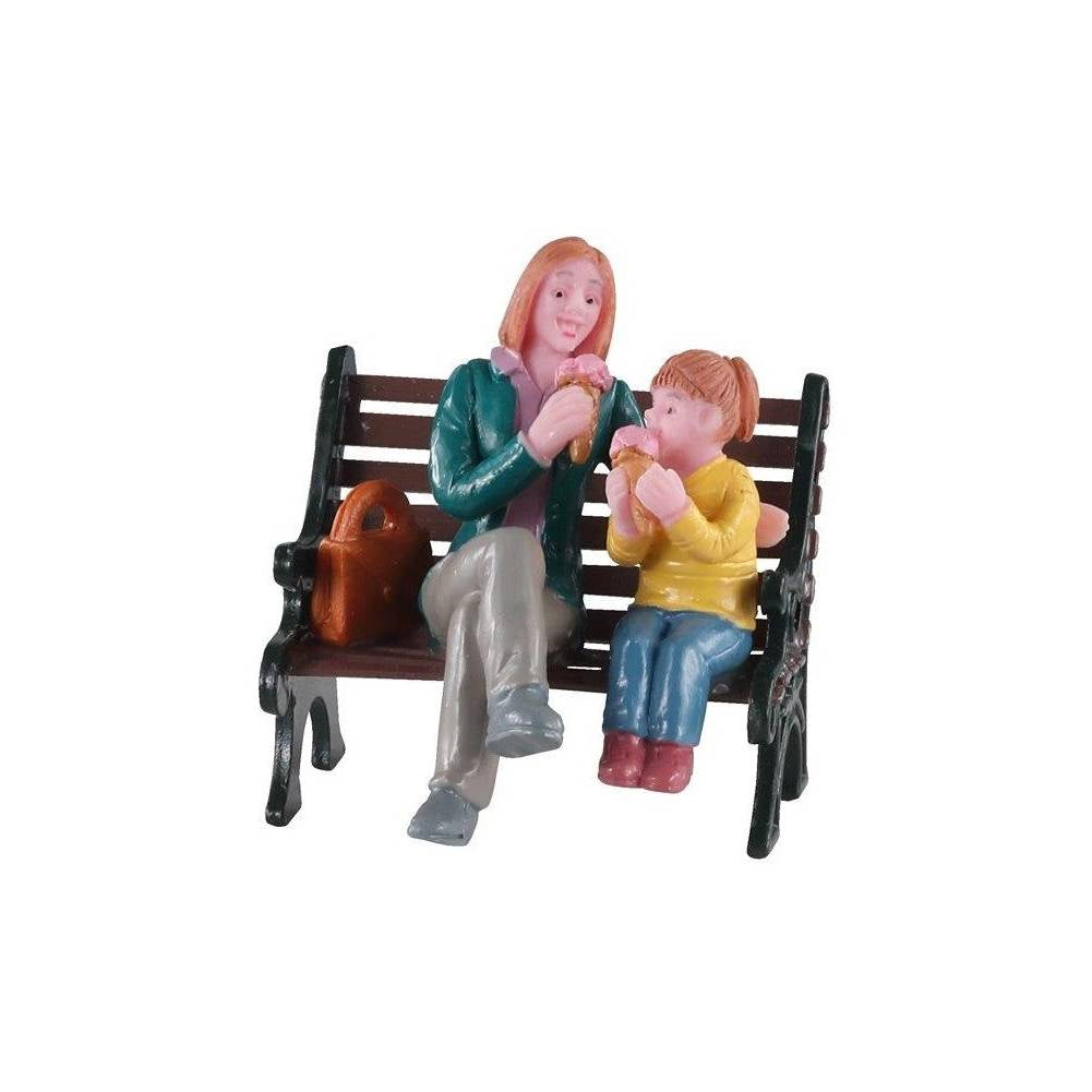 Statuina Ice Cream At The Park. Lemax