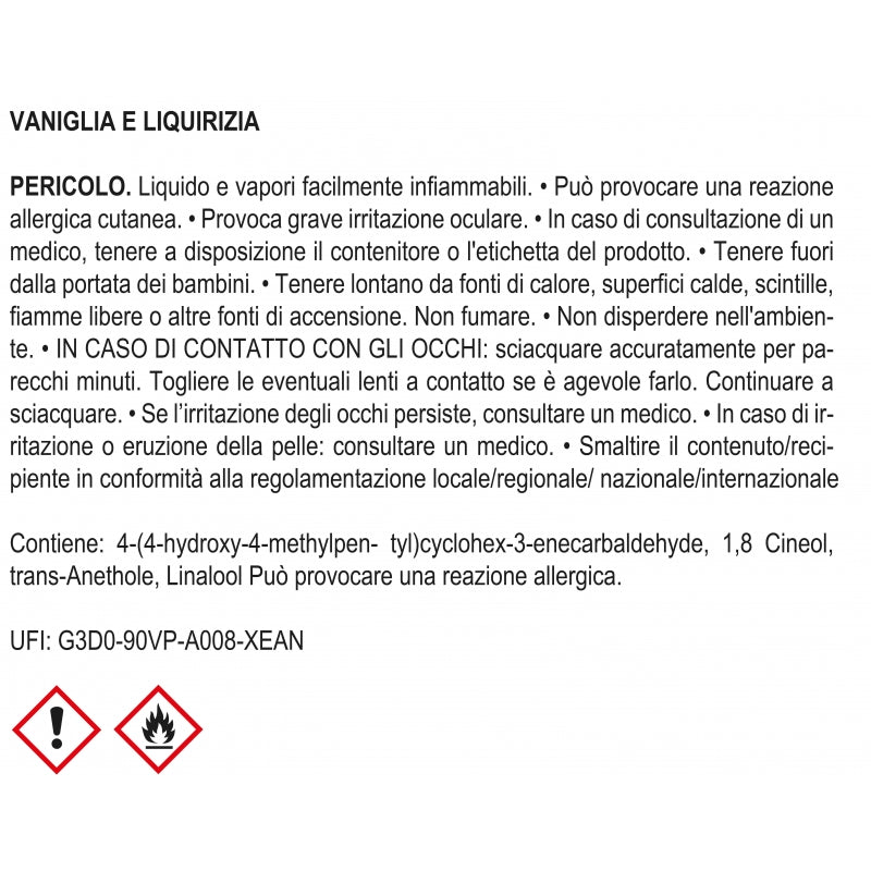 Profumatore d'ambiente "Rosa Diffuser" vaniglia e liquirizia, 50ml. Muhà