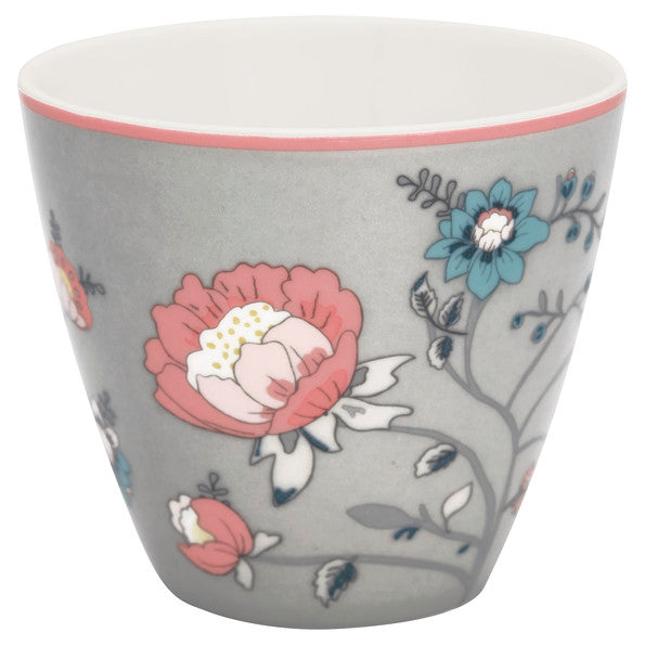 Latte cup Linea Sienna colore grigio. Greengate