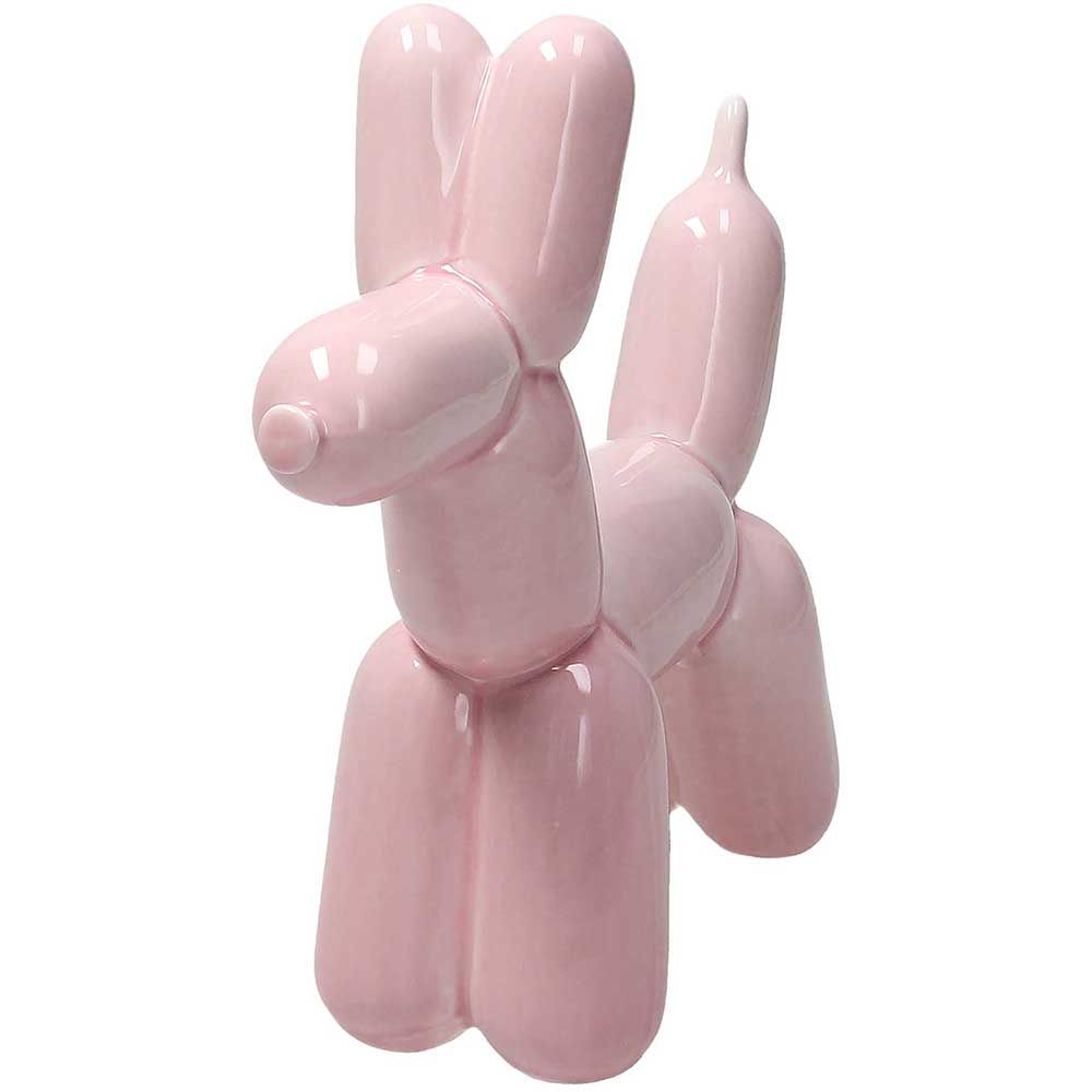 Cagnolino Doggie colore rosa  H. 21 cm., LINEA DOGGIE. Tognana