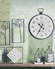 Orologio Rotondo, in Metallo, colore grigio/nero. Tognana