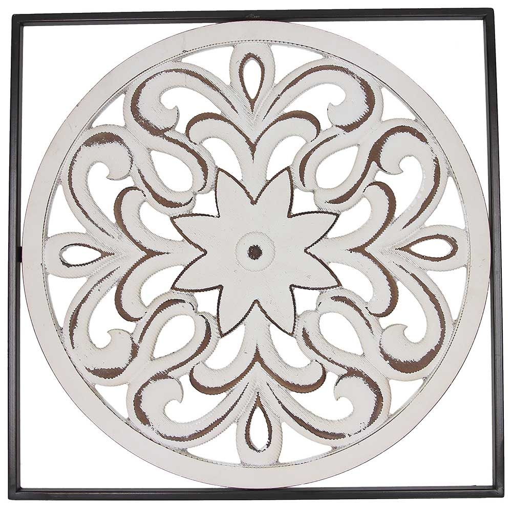 Quadro con Interno Rotondo in legno, Con Cornice, 39x39. Tognana