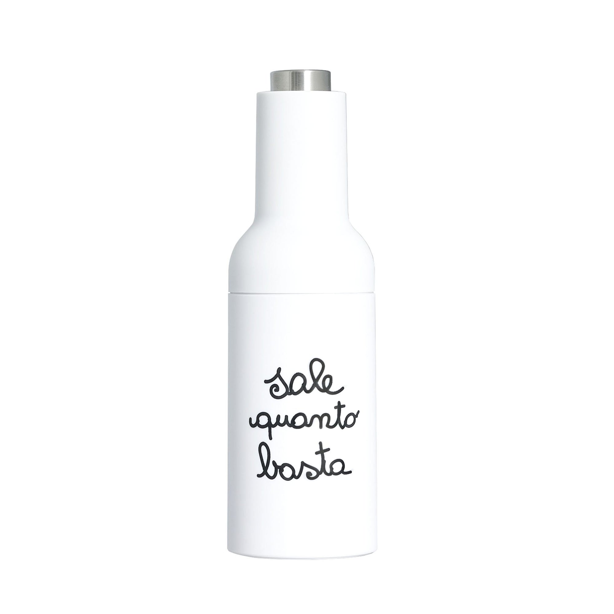 Macina sale elettrico bianco decoro "Sale quanto basta". Simple day