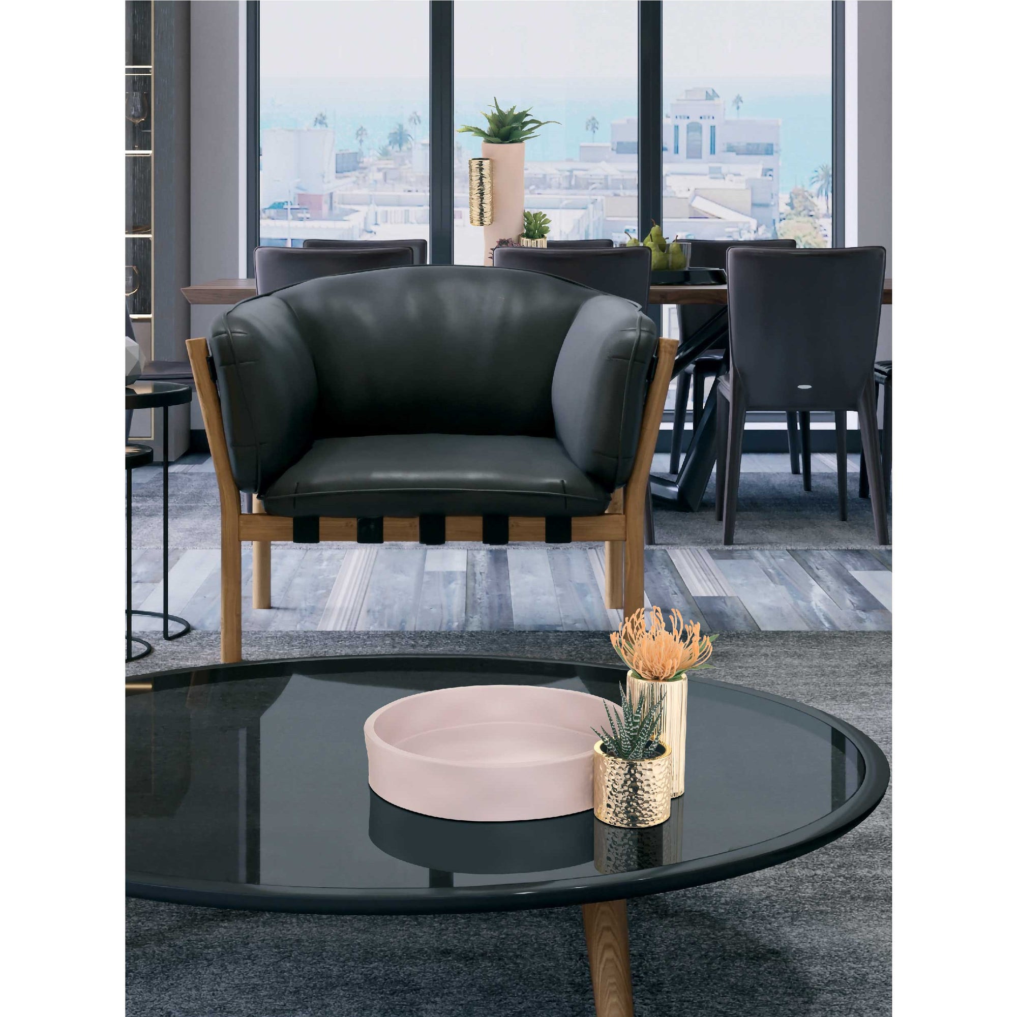 Centro Modular, D.35 cm. cipria e oro. Bongelli