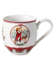 Mug grande Babbo Natale con animali del bosco Villeroy & Boch linea Toy's fantasy