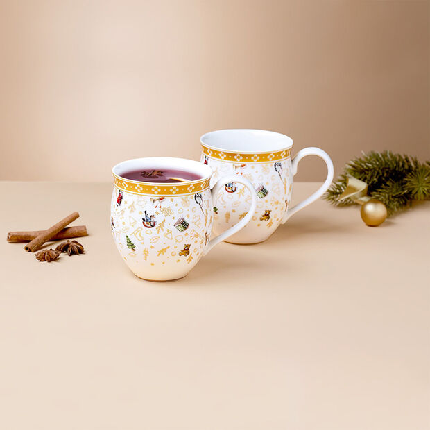Set 2 mug Edizione per l'anniversario Villeroy & Boch linea Toy's delight