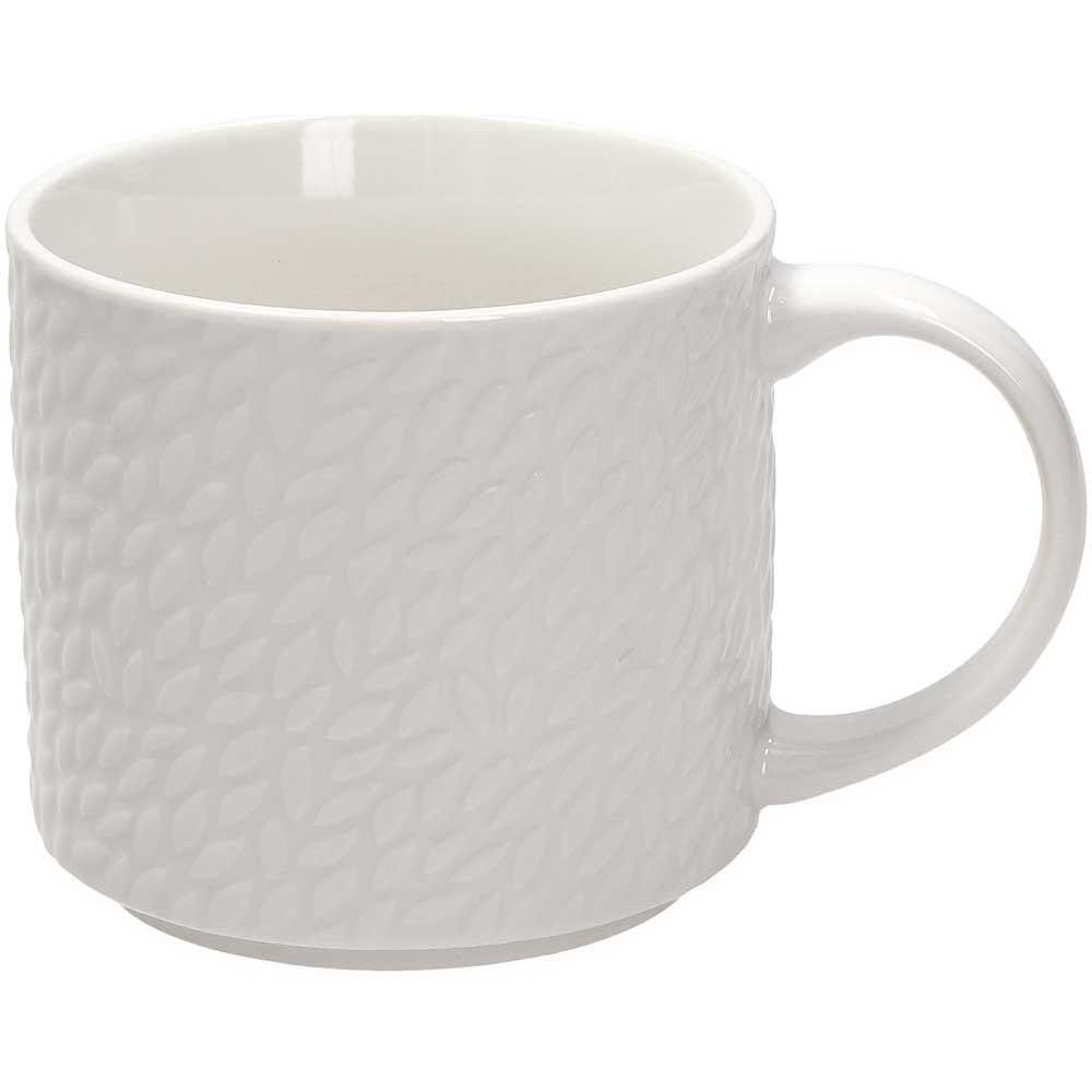 Mug Storm Relief, Linea New Milk&amp;coffee, porcellana, colore bianco. Tognana