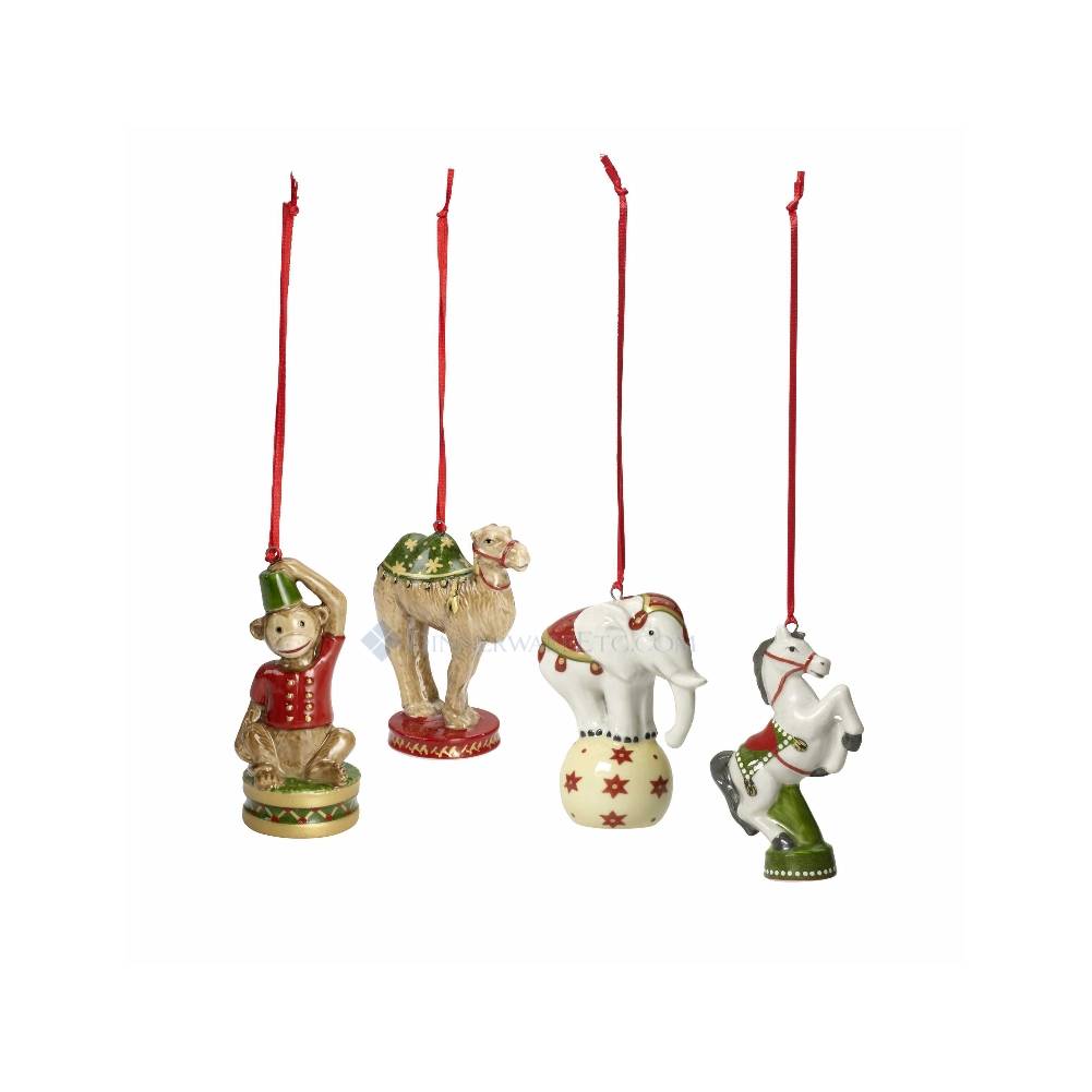 Ornamento Animali del circo, Set 4 Pezzi. Villeroy &amp; Boch