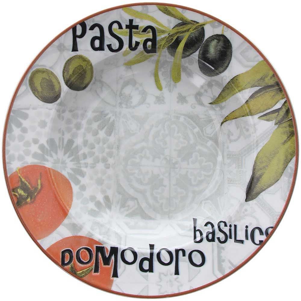 Piatto pasta "Pasta pomodoro", in porcellana, 29cm. Tognana