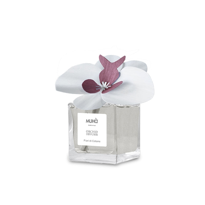 Profumatore d'ambiente "Orchid Diffuser" fiori di cotone, 100ml. Muhà