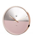 Orologio Parete in metallo oro rosa. L'oca nera