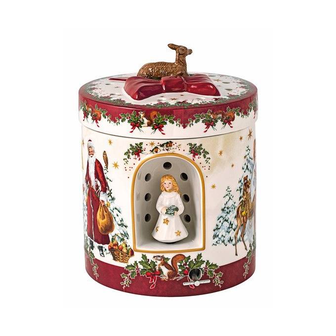Pacchetto regalo grande rotondo angelo Villeroy & Boch linea Christmas Toy's