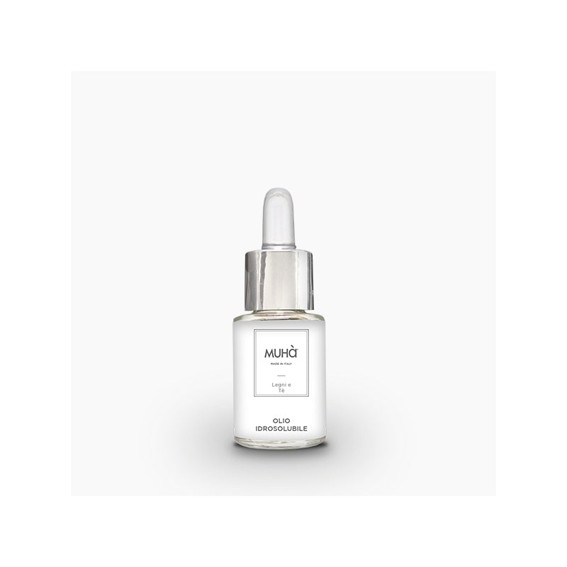 Olio idrosolubile, da 15 ml. Legni e tè. Muhà