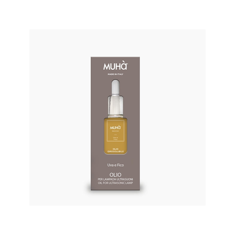 Olio idrosolubile, da 15 ml. Uva e fico. Muhà