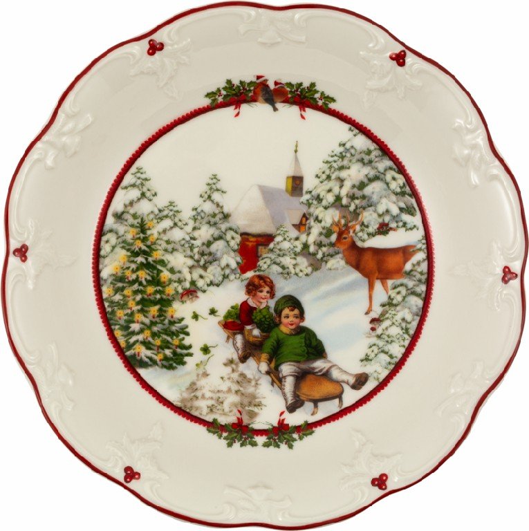 Ciotola grande giro in slitta Villeroy & Boch linea Toy's fantasy