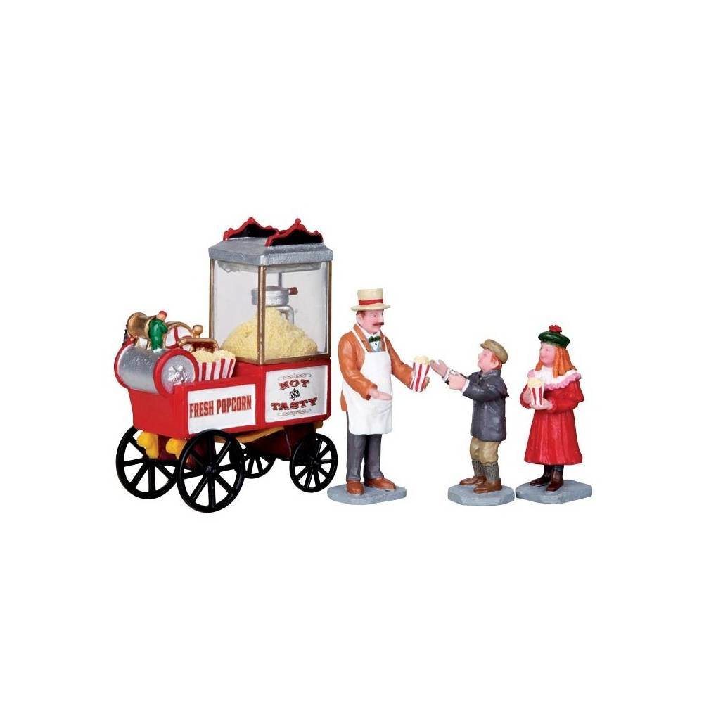 Statuine Popcorn Seller Set of 4 pz. Lemax