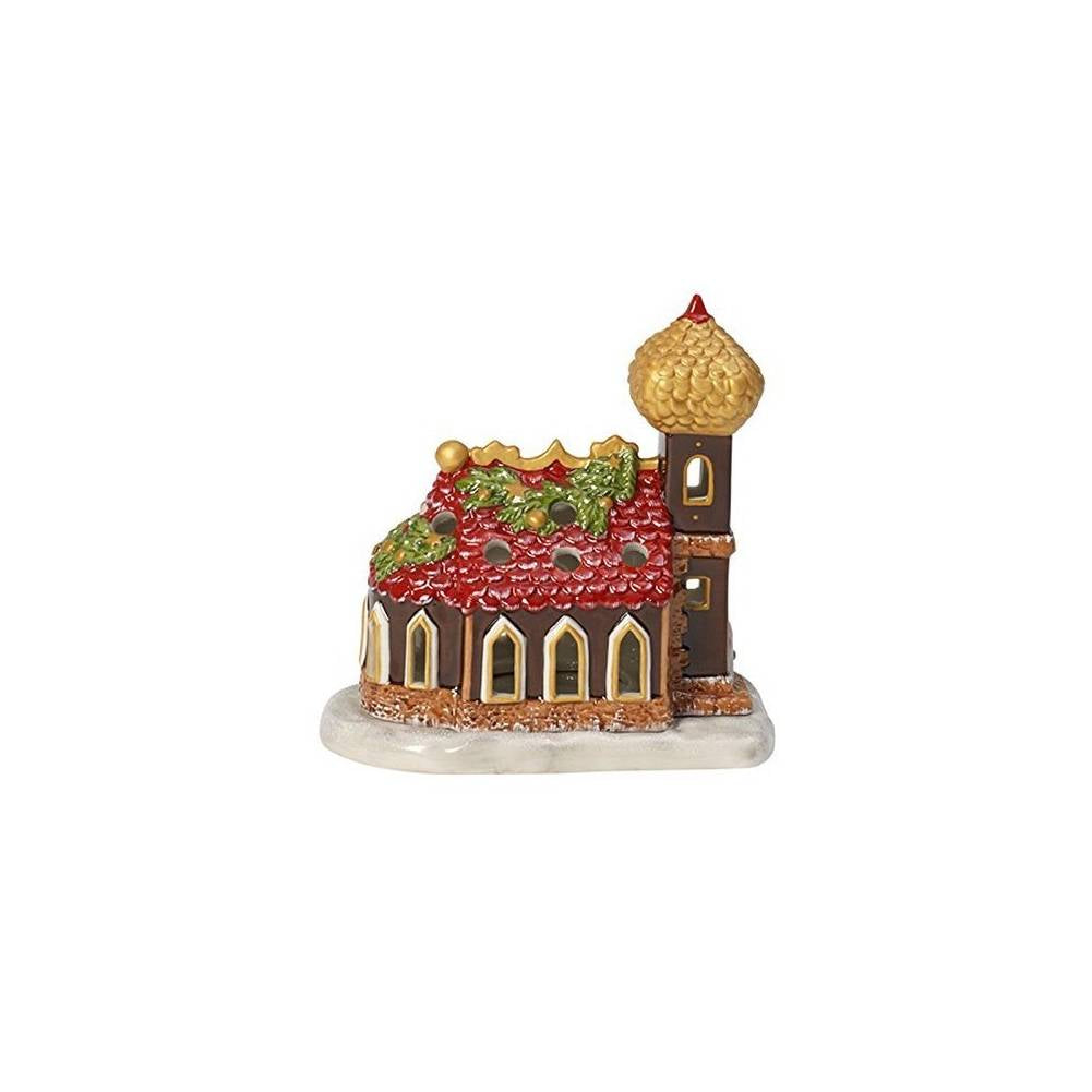 Portacandela chiesa, Linea Mini Christmas Village. Villeroy & Boch
