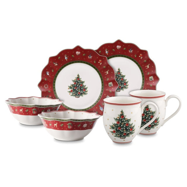Colazione per 2 persone set 6 pezzi Villeroy &amp Boch linea toy's delight