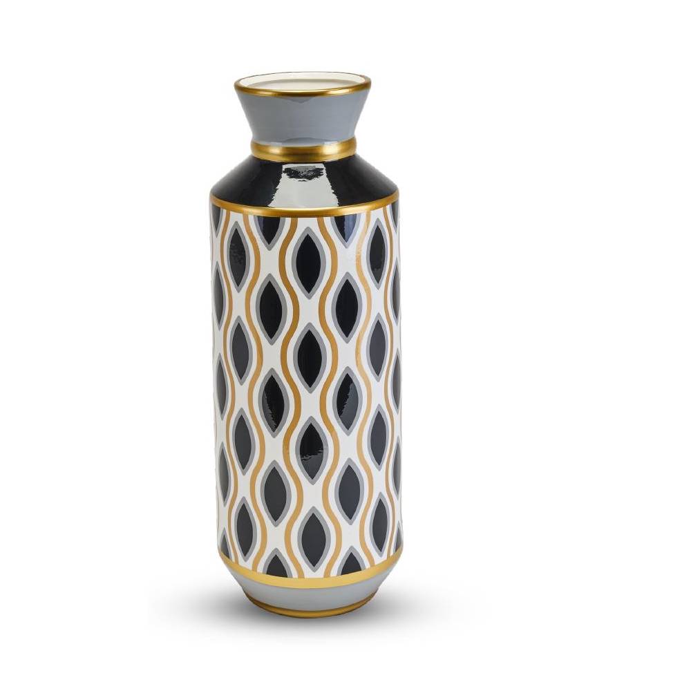 Vaso in ceramica, Linea Infinity, ø15 H.41 cm. Henriette