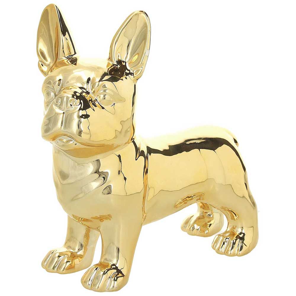 Bulldog colore Oro 20x9 cm. H21 Doggie, LINEA DOGGIE. Tognana