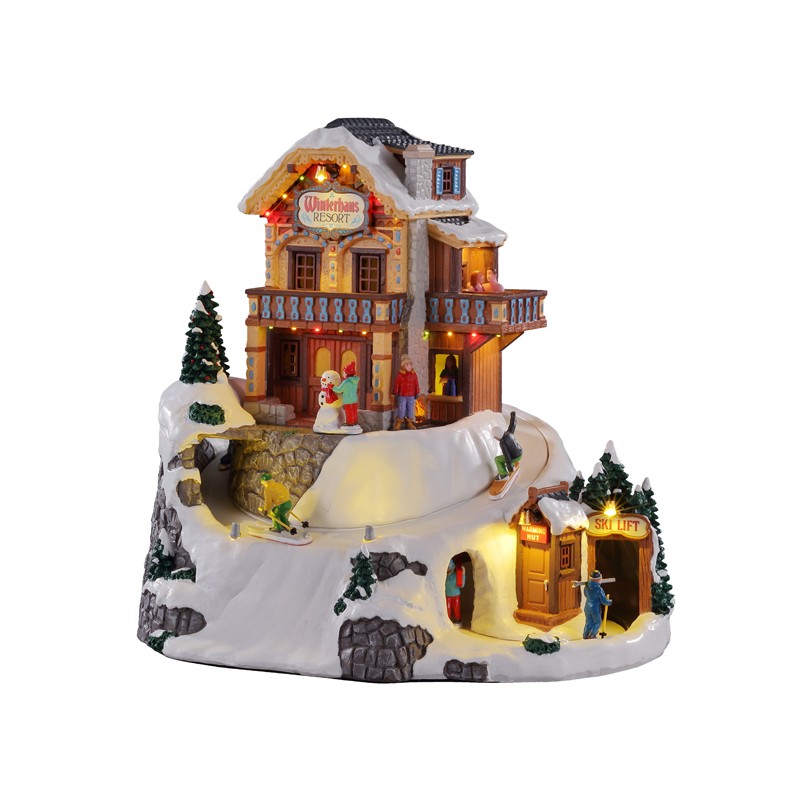 Winterhaus Resort con Alimentatore 4.5V. Lemax